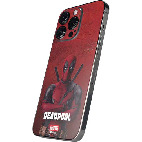 Marvel Deadpool Legacy Deadpool Red Poster iPhone 14 Pro Skin